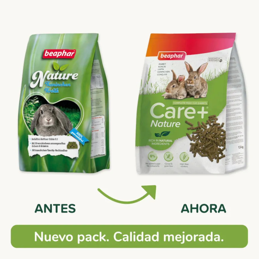 Beaphar Care+ Nature pienso para conejos