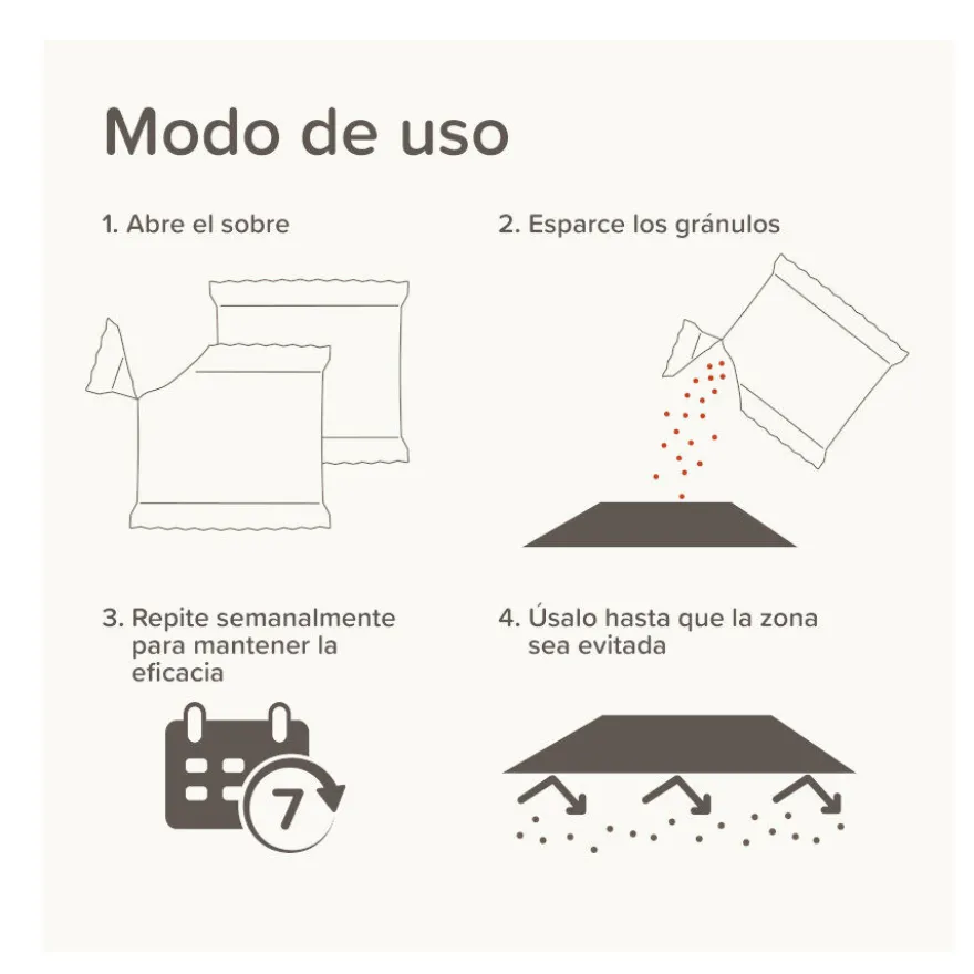 Beaphar Repelente en gránulos para exterior para perros y gatos