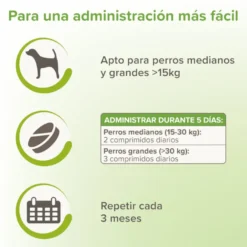 Beaphar Vermipure Repelente Interno Natural en comprimidos para perros medianos y grandes
