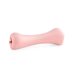 BECO Hueso Portagolosinas de Goma Rosa para perros