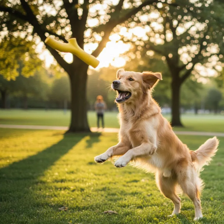 BECO Mordedor de Goma Amarillo para perros
