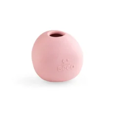 BECO Pelota Portagolosinas de Goma Rosa para perros
