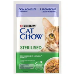 Cat Chow Sterilised cordero sobre para gatos