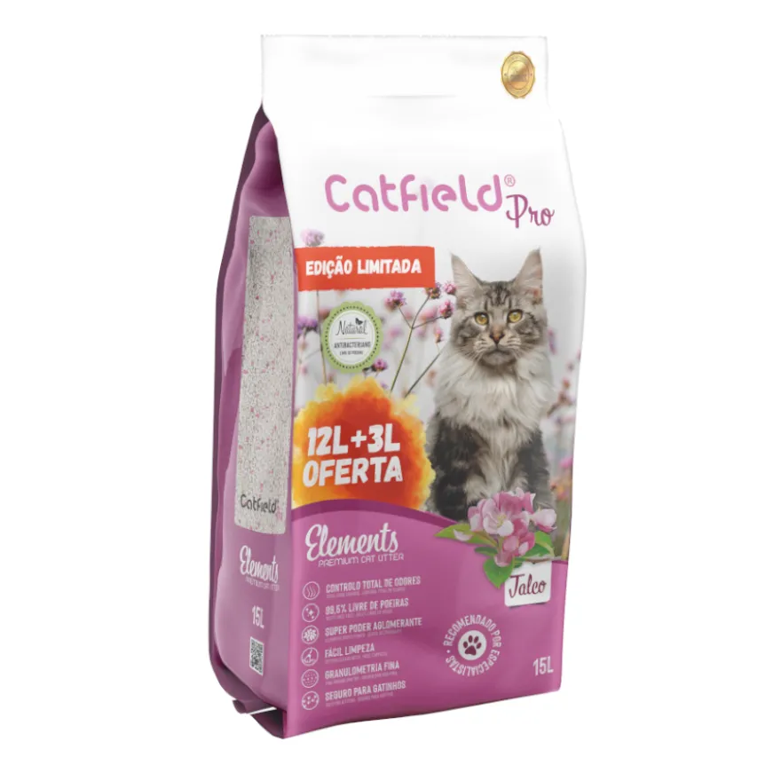 Catfield Elements Talco Arena Aglomerante Natural Special Edition para gatos