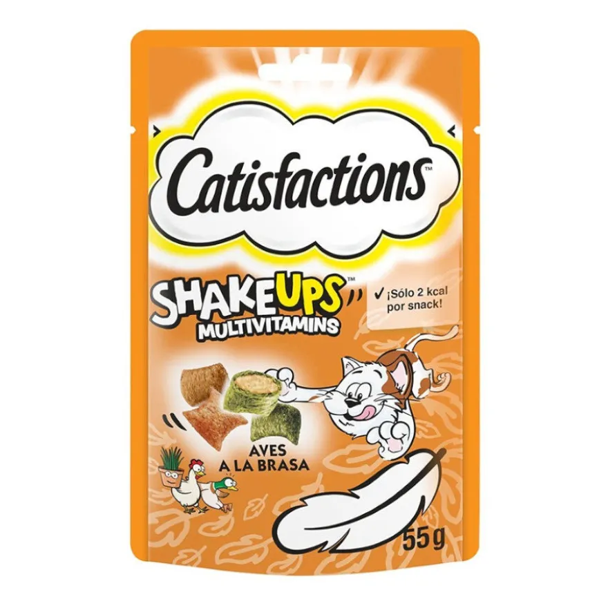 Catisfactions Bocaditos ShakeUps Aves a la Brasa para gatos