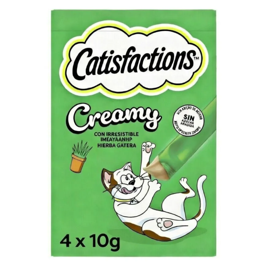 Catisfactions Creamy Hierba Gatera Snack cremoso para gatos