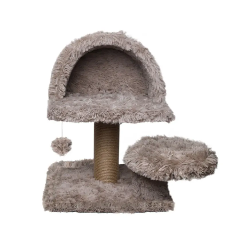 Catshion Susy Poste Rascador con Cueva Beige para gatos