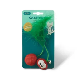 Catstages Dental Cherries Peluche Suave de Cerezas para gatos