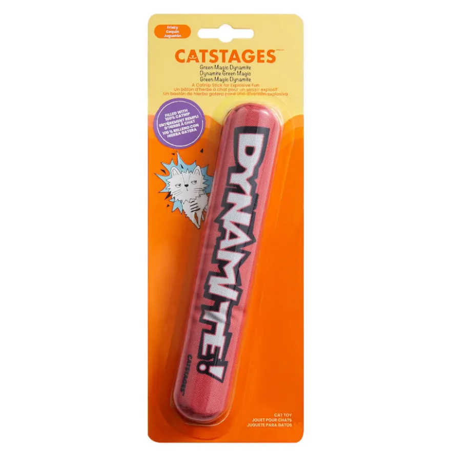Catstages Green Magic Dynamite Rojo Peluche para gatos