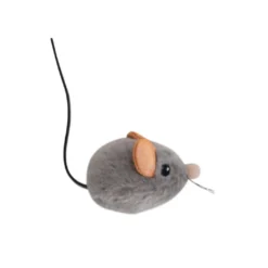 Catstages Squeaky Squeaky Gris Ratón de Juguete con Catnip para gatos