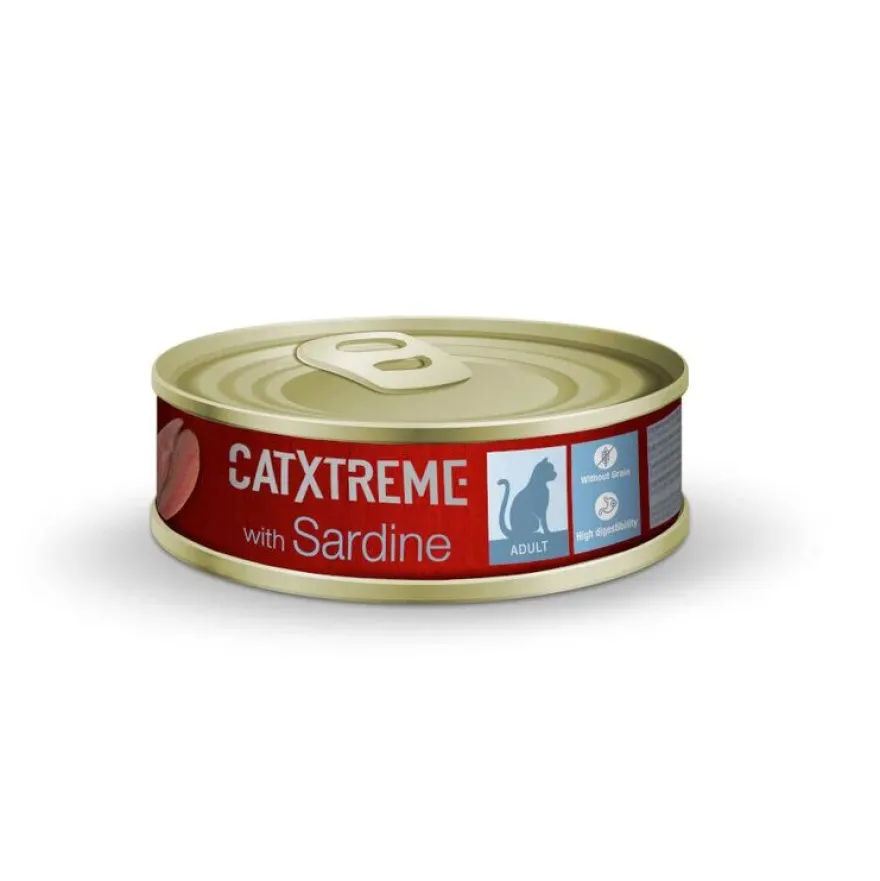 Catxtreme Sterilised Sardina en paté lata para gatos