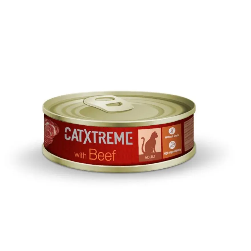 Catxtreme Sterilised Ternera en paté lata para gatos