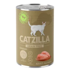 Catzilla Adult Grain Free Pollo en Paté lata para gatos