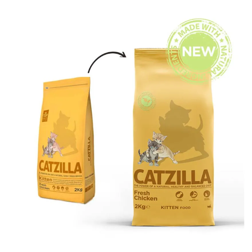Catzilla Fresh Kitten Pollo pienso para gatos
