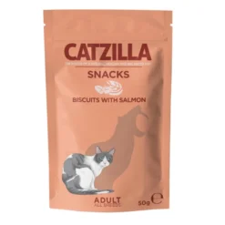 Catzilla Galletas Piccolinis de Salmón y Catnip para gatos