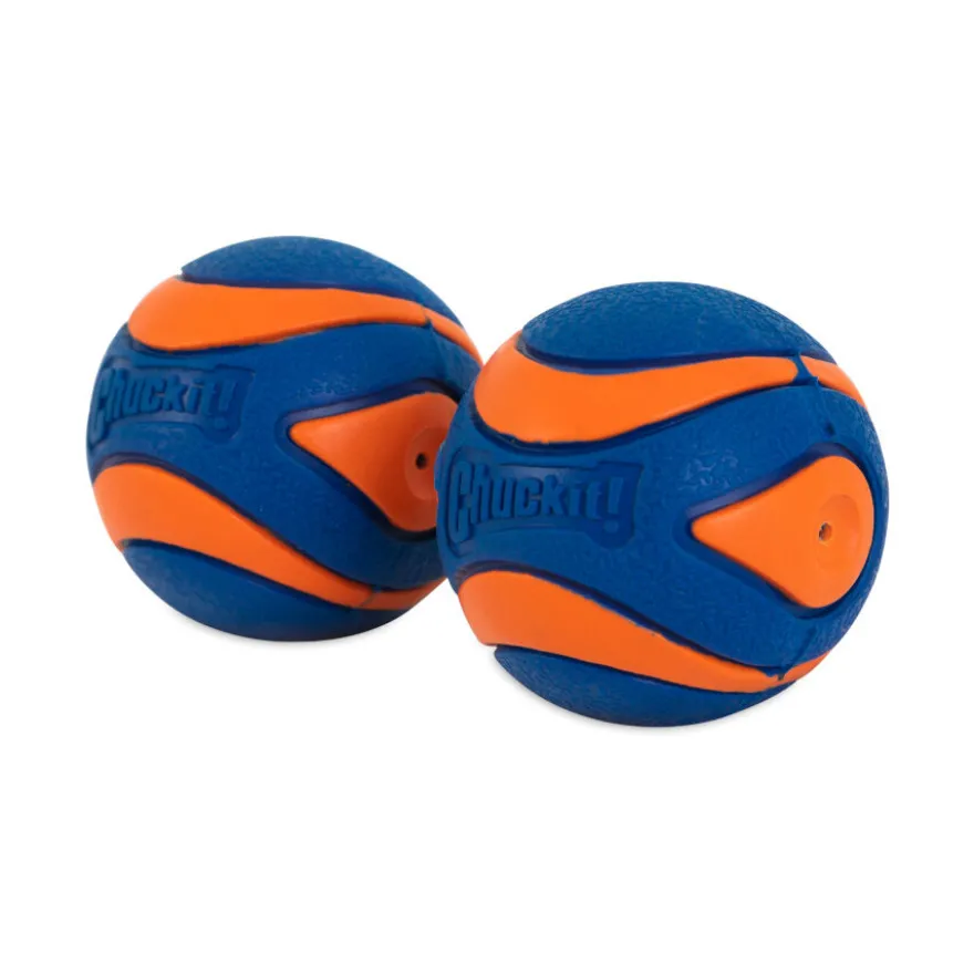Chuckit! Ultra Squeaker Pelota con Sonido y Rebote para perros – Pack 2