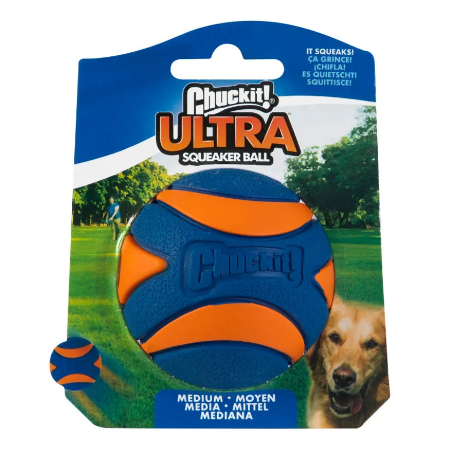 Chuckit! Ultra Squeaker Pelota con Sonido y Rebote para perros