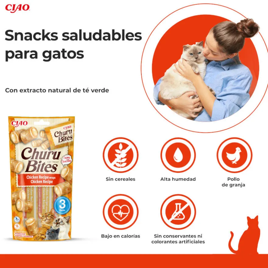 Churu Bites Bocaditos de Pollo para gatos