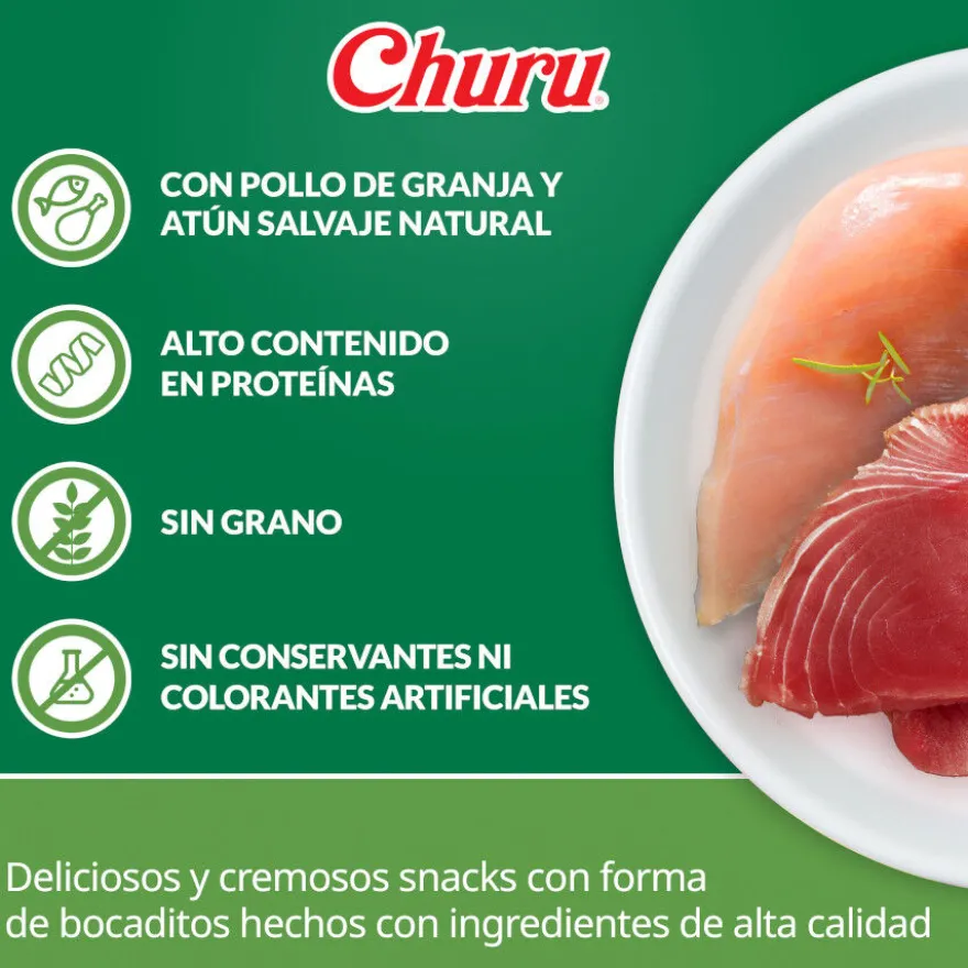 Churu Bocaditos Bites de Pollo con Atún para perros