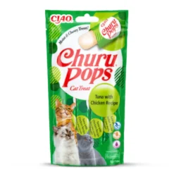 Churu Palitos Pops de Atún y Pollo para gatos
