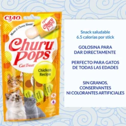 Churu Pops Palitos Receta de Pollo para gatos