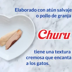 Churu Snack Cremoso de Atún con Vieira para gatos