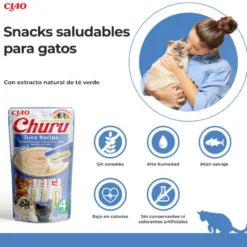 Churu Snack Cremoso de Atún para gatos