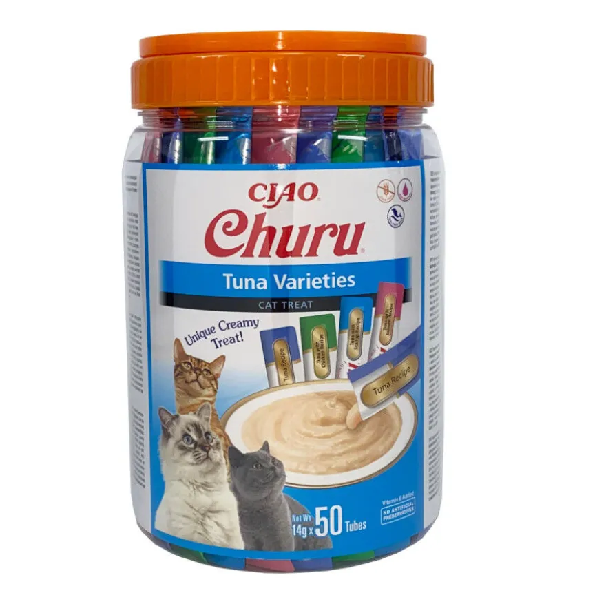 Churu Snack Cremoso Variedades de Atún para gatos