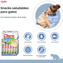 Churu Snack Líquido Variedades de Atún para gatos