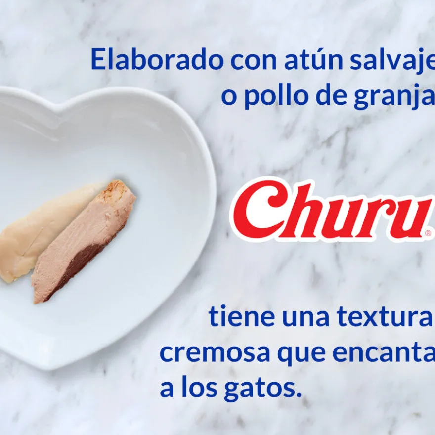 Churu Snack Líquido Variedades de Atún para gatos
