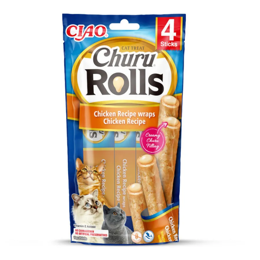 Churu Sticks Rolls de Pollo para gatos