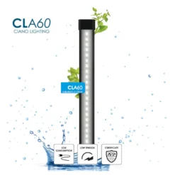 Ciano Aqua Led 60 Negro acuario con luz led, filtro y calentador