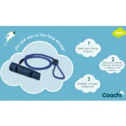 Coachi Two Tone silbato de adiestramiento para perros
