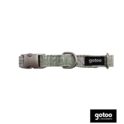 Collar estampado de hojas para perros