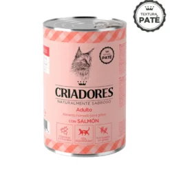 Criadores Adulto con Salmón lata para gatos