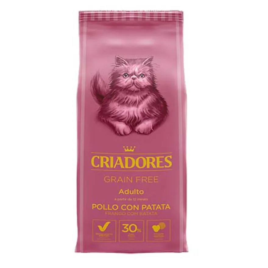 Criadores Adulto Grain Free Pollo pienso para gatos