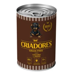 Criadores Adulto Grain Free Ternera y Pato lata para perros