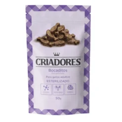 Criadores Bocaditos de Pavo snack para gatos esterilizados