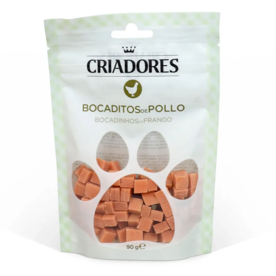 Criadores Bocaditos de Pollo snack para perros