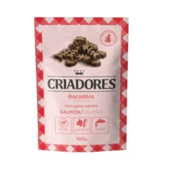 Criadores Bocaditos de Salmón para gatos de razas grandes