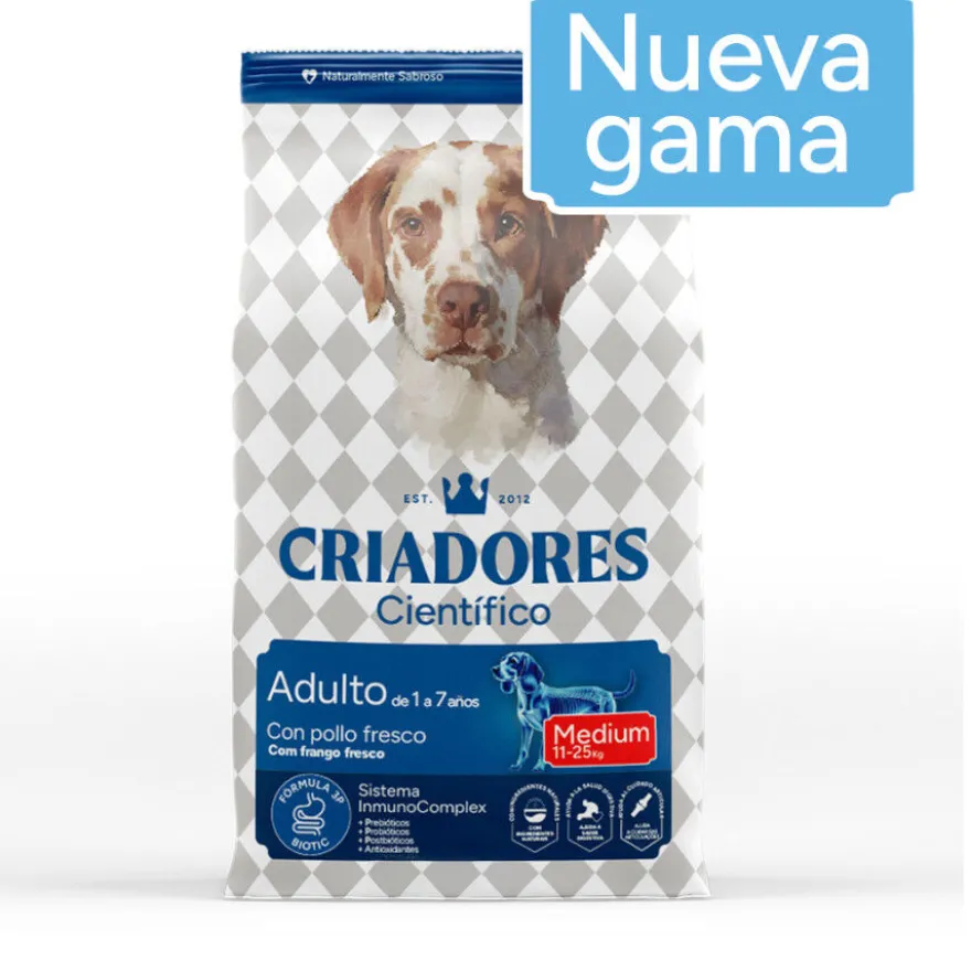 Criadores Científico Adulto Medium Pienso Pollo para perros
