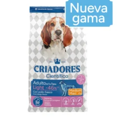Criadores Científico Light -46% contenido graso Adulto Medium-Maxi Pienso Pollo para perros
