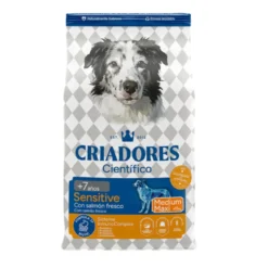 Criadores Científico Senior Sensitive Medium-Maxi Pienso Salmón para perros