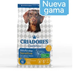 Criadores Científico Sensitive Adulto Mini Pienso Salmón para perros