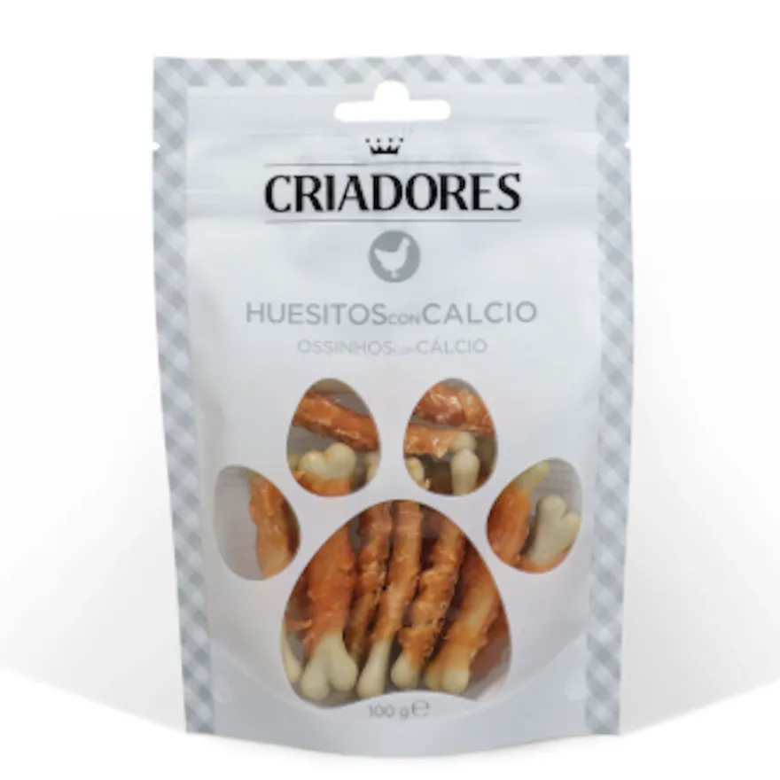 Criadores Huesitos con Calcio snack para perros