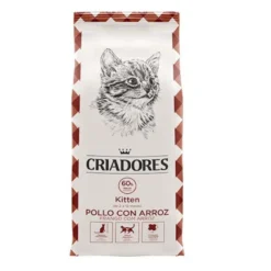 Criadores Kitten Pollo y Arroz pienso para gatos