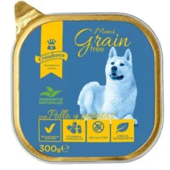Criadores Menú Grain Free Pollo y Patatas tarrina para perros