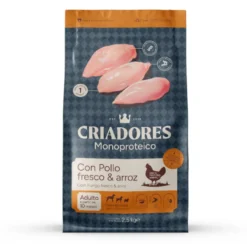 Criadores Monoproteico Adulto con Pollo pienso para perros