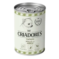 Criadores Pollo y Arroz lata para cachorros