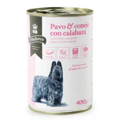 Criadores Senior Pavo y Conejo lata para perros